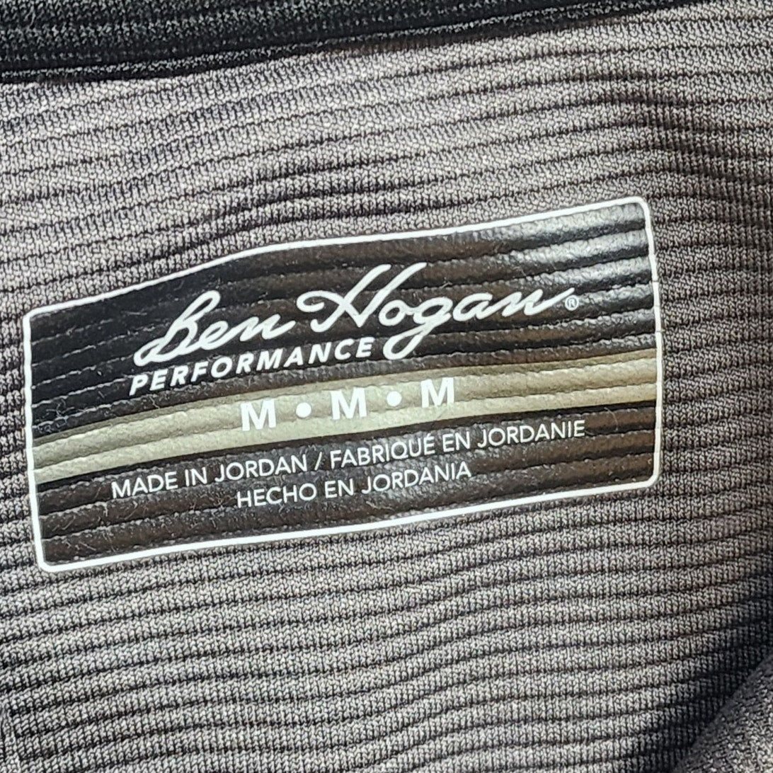 Ben Hogan Performance Polo Shirt Mens Medium Golf Top Short Sleeve Classic Fit