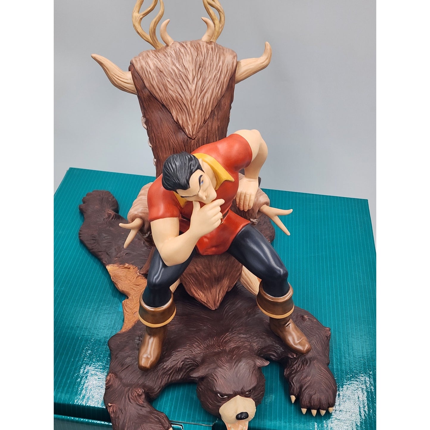WDCC Gaston Scheming Suitor Beauty and the Beast Disney Villains COA Box Disney