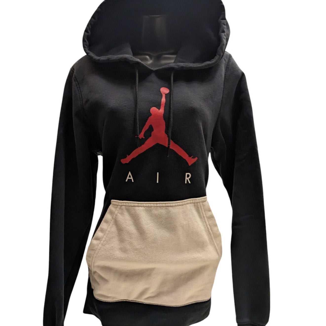 Nike Jordan Air Hoodie Womens Small Pullover Sweatshirt Jumpman Kangaroo Pocket
