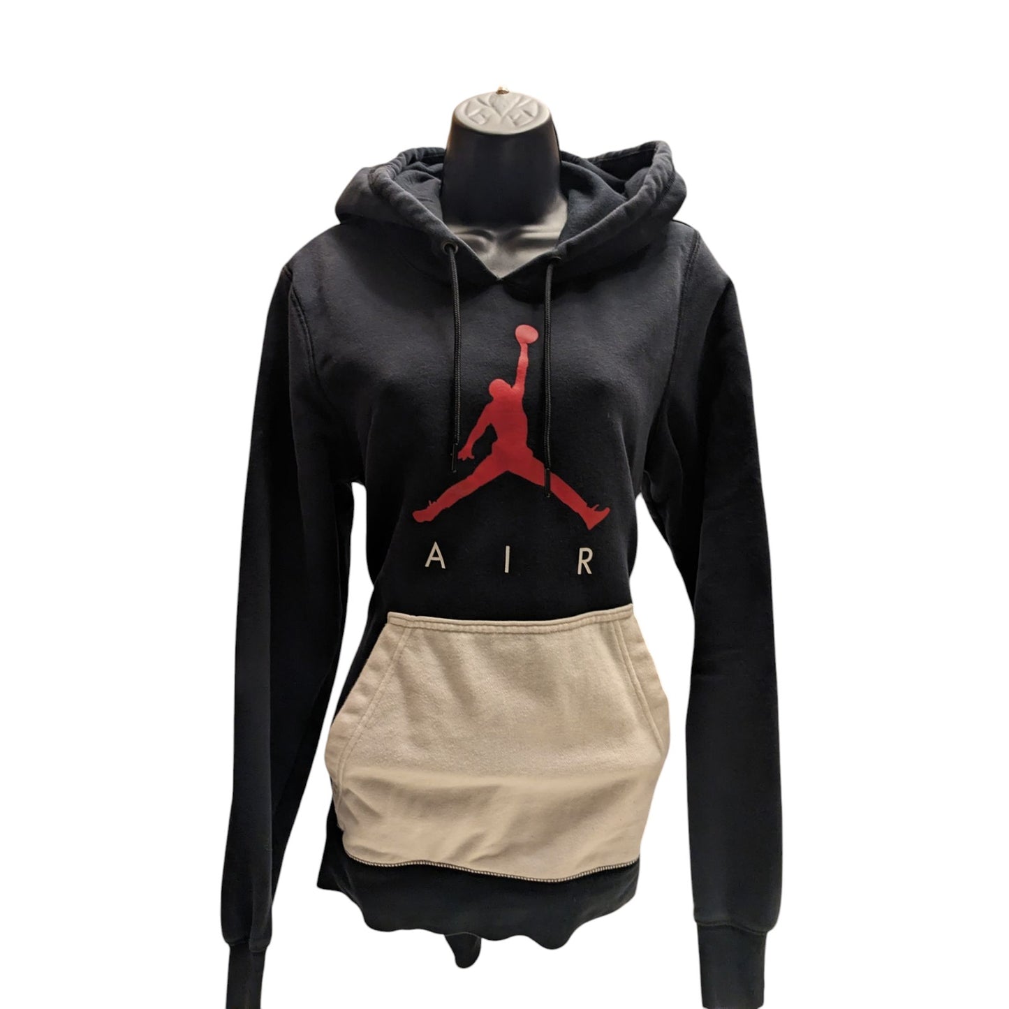 Nike Jordan Air Hoodie Womens Small Pullover Sweatshirt Jumpman Kangaroo Pocket