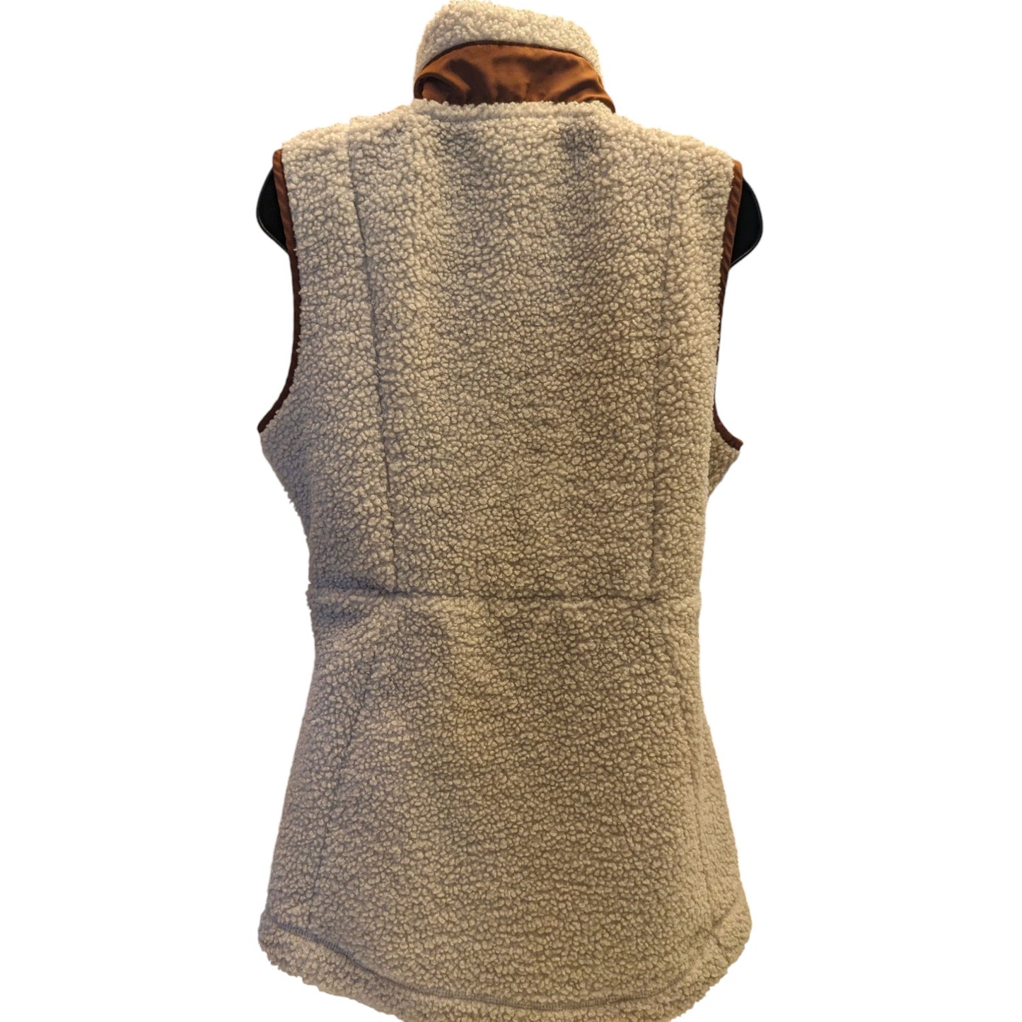 Avalanche Sherpa Fleece Vest Women Medium Cozy Sleeveless Jacket Hiking Camping