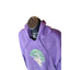 Jerzees Hoodie Women Large Graphic Lips Shh Finger Not Today Sweatshirt Y2K Rare