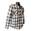 Buffalo David Bitton Mens Large Sherpa Lined Plaid Flannel Jacket Shirt Shacket