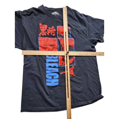Bleach Anime T Shirt Mens Medium Manga Ichigo Kurosaki Graphic Short Sleeve Tee