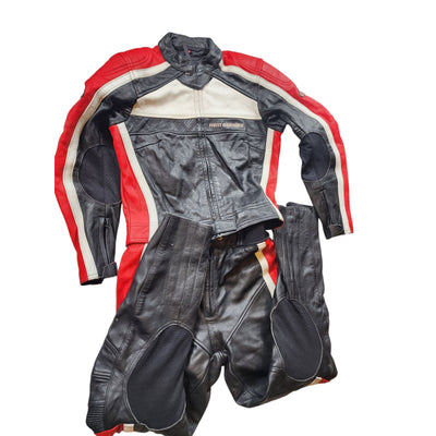 Hein Gericke PSR Hiprotec Leather Motorcycle Racing Suit Womens EU 36 US 4 Small