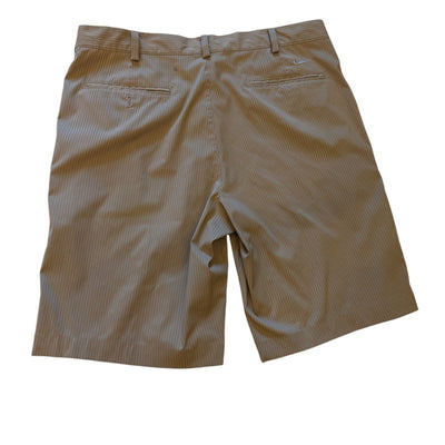 Nike Golf Shorts Mens 34 Fit Dry Beige Lightweight Stretch Polyester Spandex