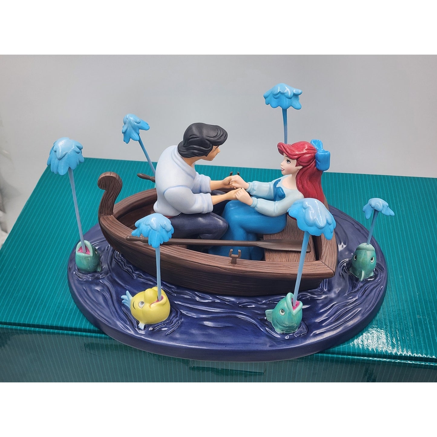 WDCC Little Mermaid Kiss the Girl Figurine Ariel Eric LE COA Box Vintage Disney