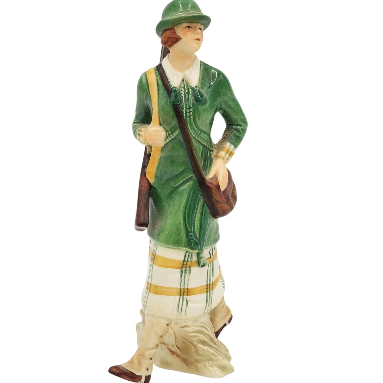 Goebel West Germany To The Hunt 1913 Female European Hunting Figurine 8"