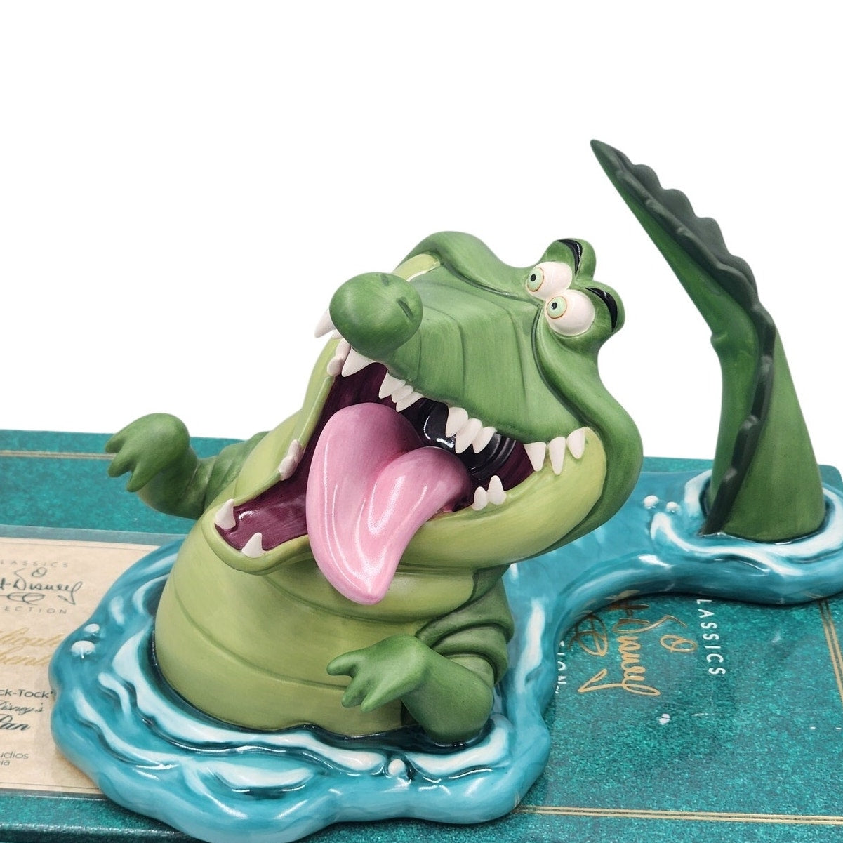 WDCC Disney Peter Pan Tick Tock Tick Tock Crocodile Box COA Retired Vintage Work