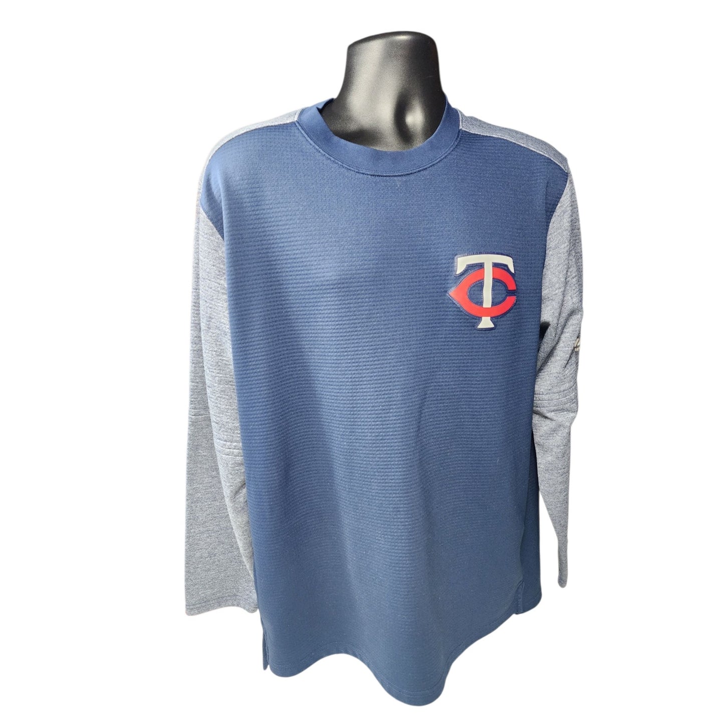Majestic MLB Minnesota Twins Pullover Shirt Mens XL Long Sleeve Thermabase