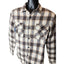 Buffalo David Bitton Mens Large Sherpa Lined Plaid Flannel Jacket Shirt Shacket