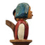 ANRI Italian HandCarved Wooden Bottle Stopper Couple Mechanical Folk Art Barware