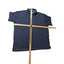 Tommy Bahama Polo Men XL Navy Blue Modal Short Sleeve Contrast Stitch Shirt Prep
