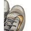 Nike Huarache Baseball Cleats 10.5 Gray Gold Metal Spikes High Top 923428-070