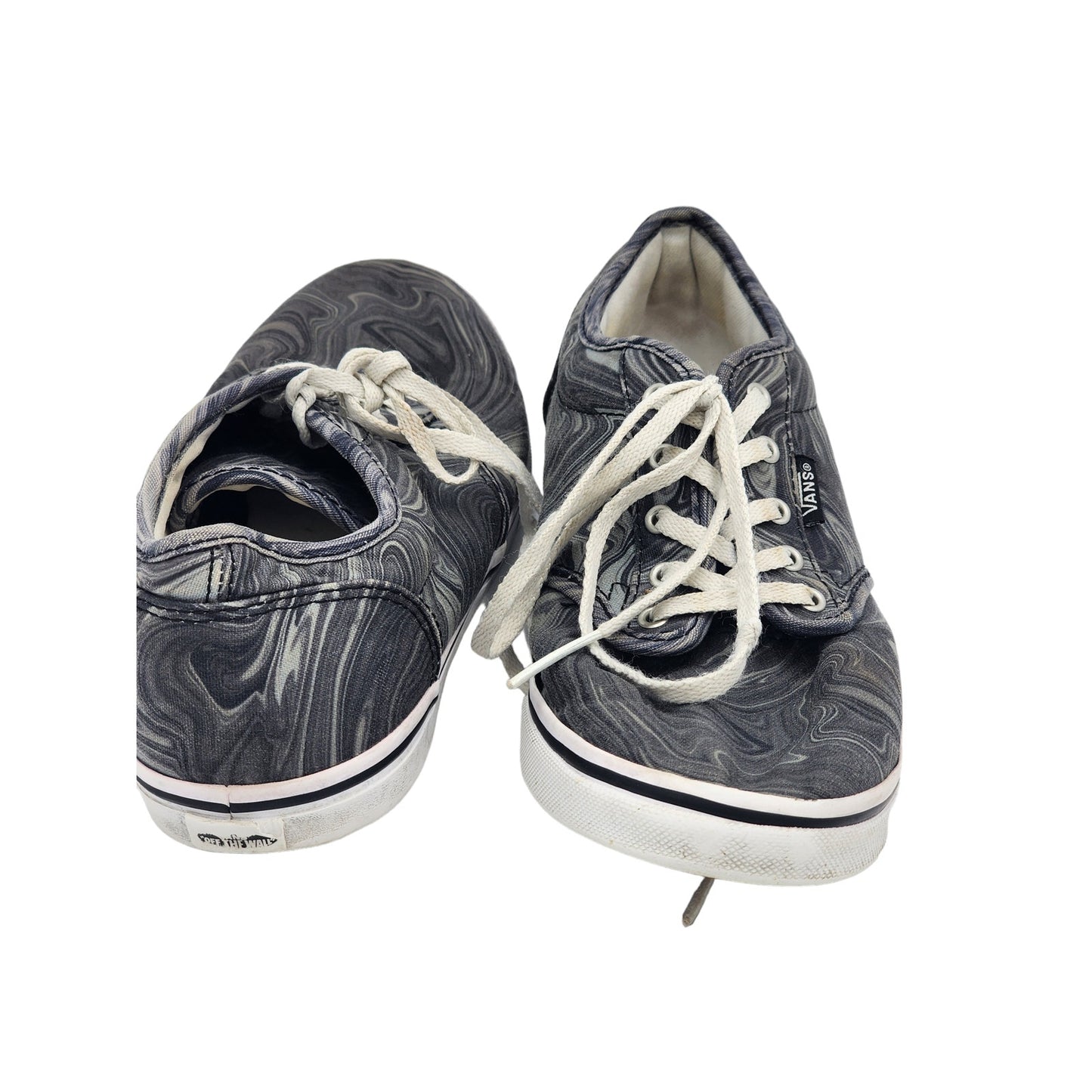 VANS Off the Wall Shoes Womens 9 Marbled Canvas Sneakers Lace Up 25.5CM TB4R