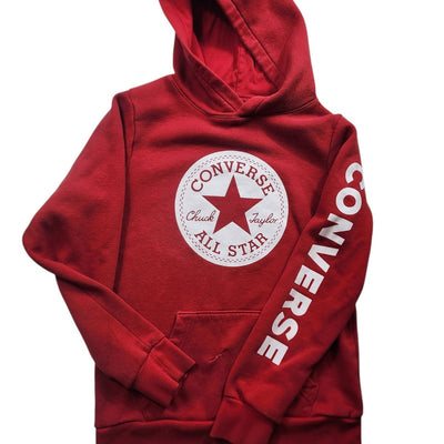 Converse All Star Chuck Taylor Hoodie Logo Sweatshirt Youth Large Women Small/XS