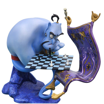 WDCC Aladdin Genie Chess Figurine I’m Losing to a Rug Figure LE Retired COA Box