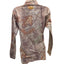 Under Armour Realtree Long Sleeve Mock Neck Shirt Women Large Camo Hunting Hike