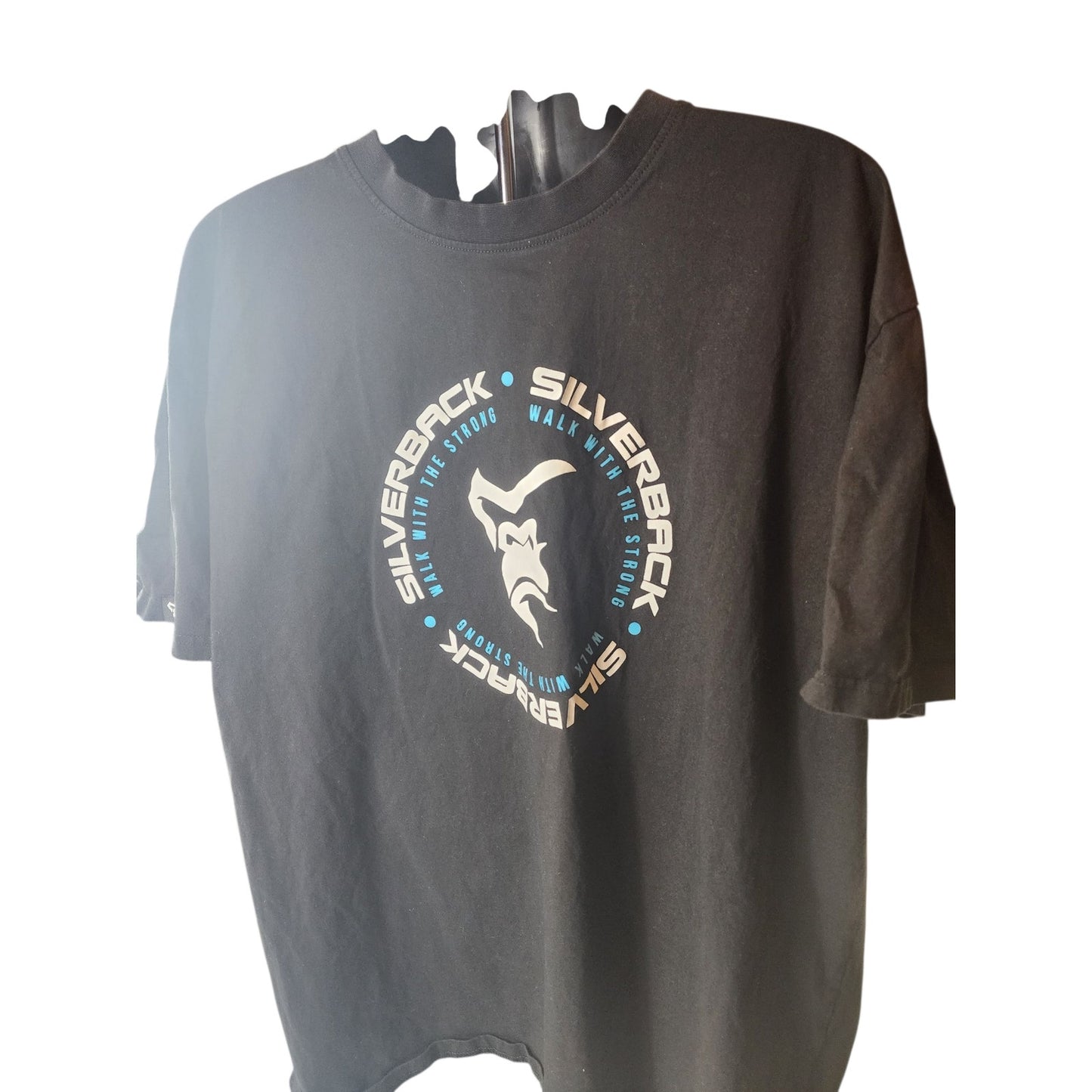 Silverback Gorilla Graphic T Shirt 4XL Never Back Down Walk Strong Gym Fitness