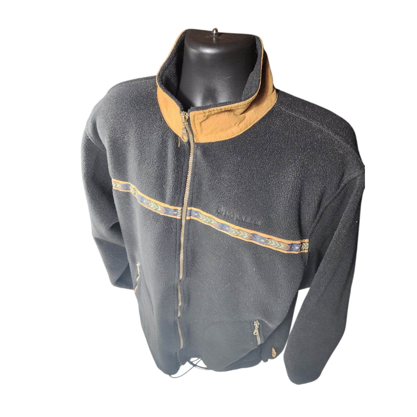 Vintage Sun Cruz Fleece Jacket XL Southwestern Style Tribal Aztec Canada Western