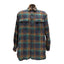 Vintage LL Bean Shirt Mens Medium Tall Chamois Plaid Pockets Traditional Fit