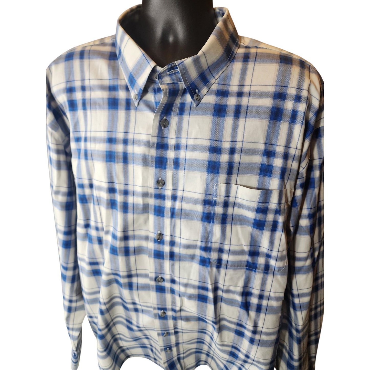 Cabelas Shirt Men 3XL Plaid Long Sleeve Cotton Western Classic Casual Workwear