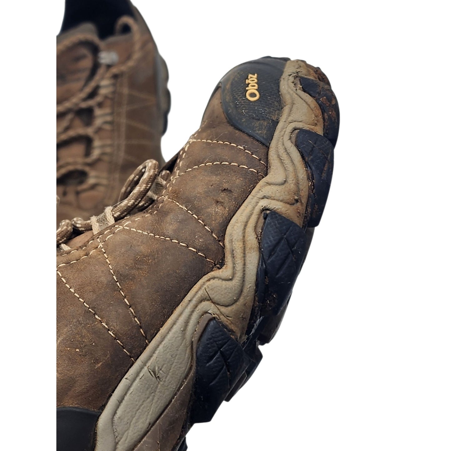 Oboz Shoes Womens 9 Waterproof Hiking Trail Low Leather Brown Trekking Outdoors