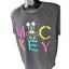 Disney Mickey Mouse T Shirt Large Neon Letters Graphic Tee Retro Vintage Style
