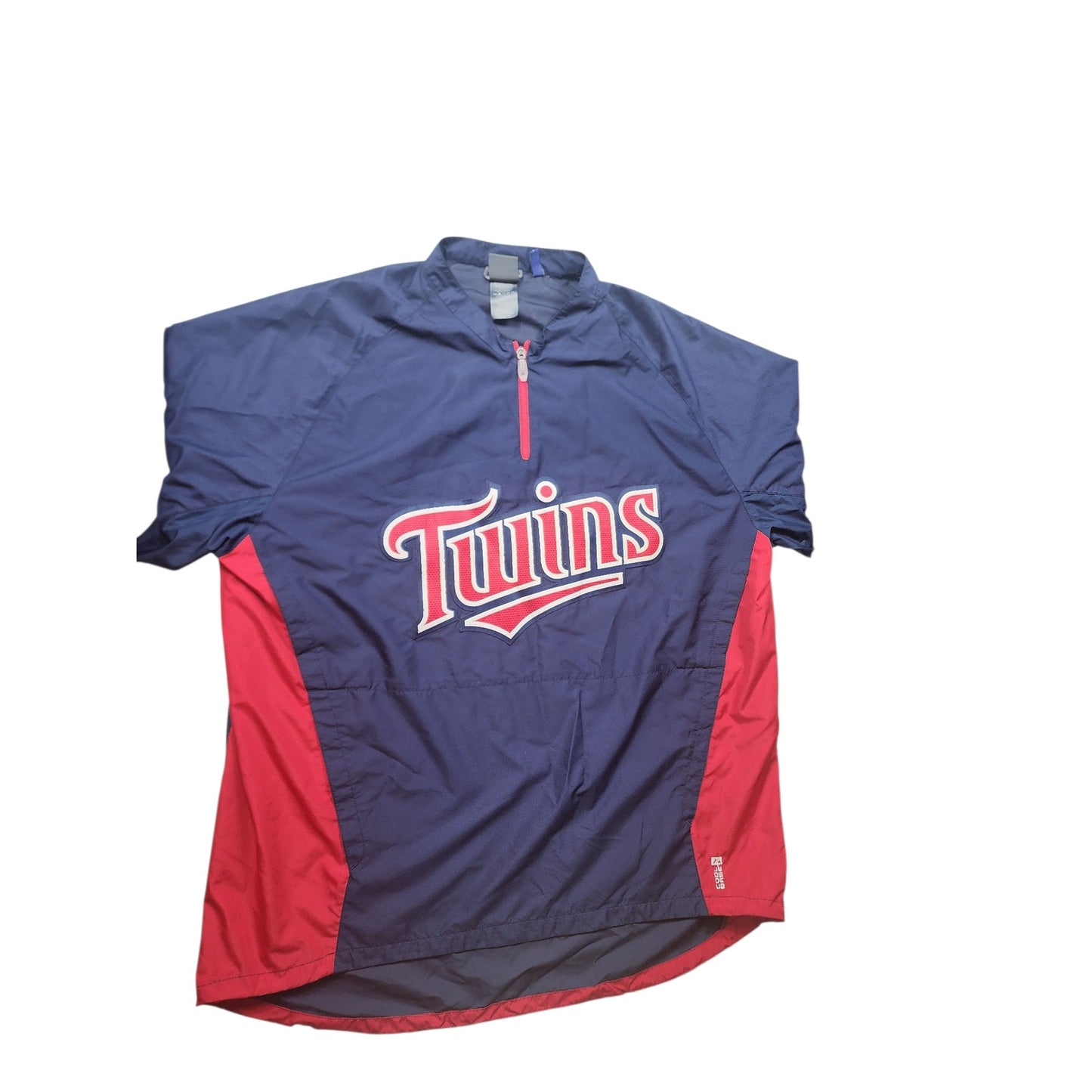 Majestic Minnesota Twins Pullover Windbreaker XL CoolBase Warmup Dugout Baseball