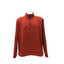 Wrangler Pullover Sweater Men Large Red Zip Fleece Pullover Sweater Polyester