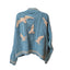 Taylor Swift 1989 Cardigan Womens Medium Large Blue Cable Knit Seagull Button