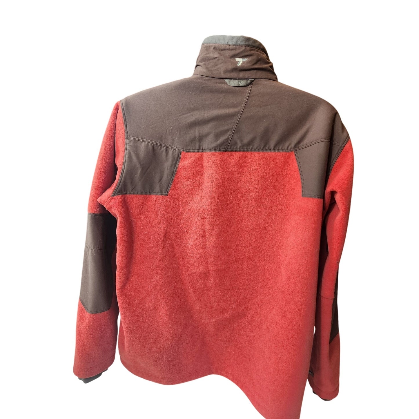 Columbia Titanium Fleece Jacket Mens XL Red Brown Full Zip Interchange Gorpcore