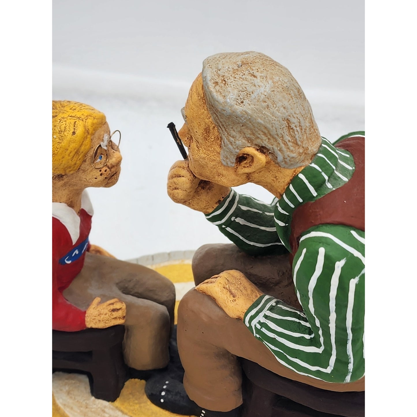 Vintage Lauren Marems Sculpture Eye Doctor Optometrist Gift Patient 1976 Signed