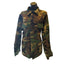Woodland Camo Combat Shirt Jacket Mens Large Short Army Field Coat Tactical