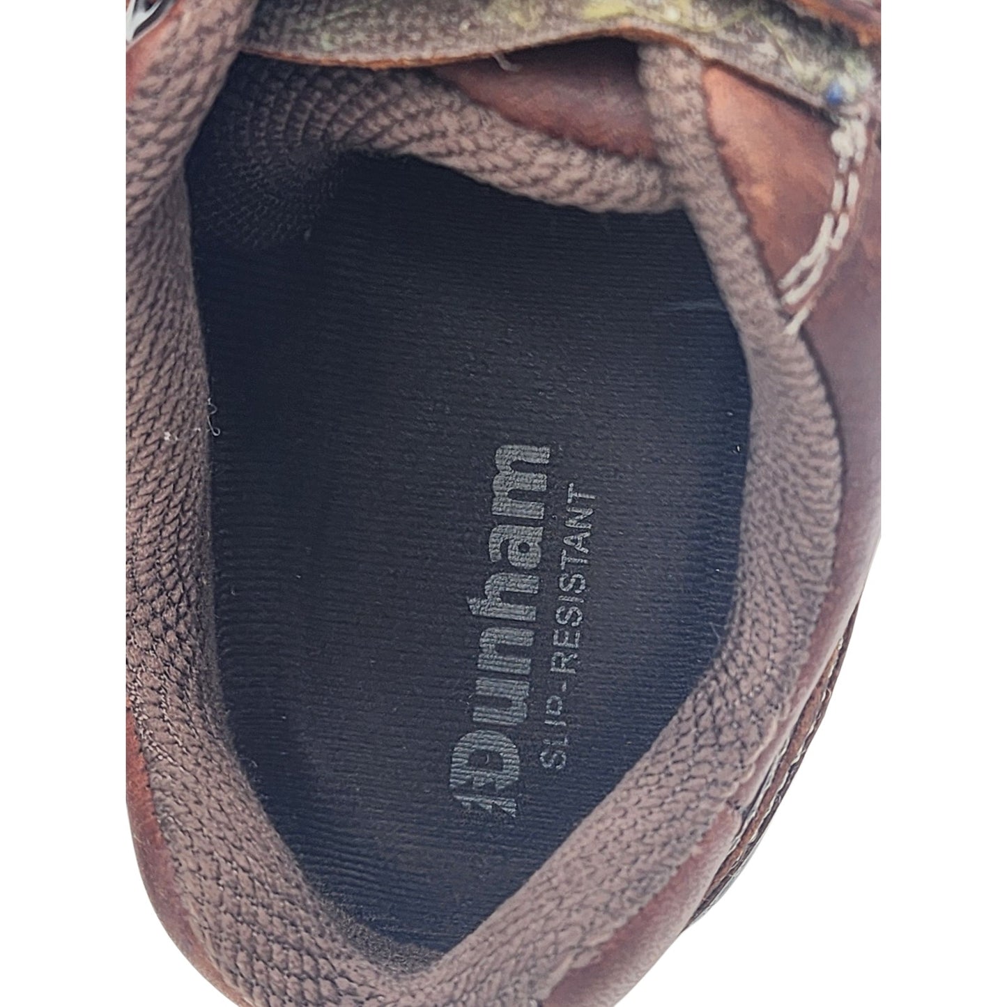 Dunham Shoes Men 8 Leather Slip Resistant Strap Comfort Winslow Hook Loop 8009SB