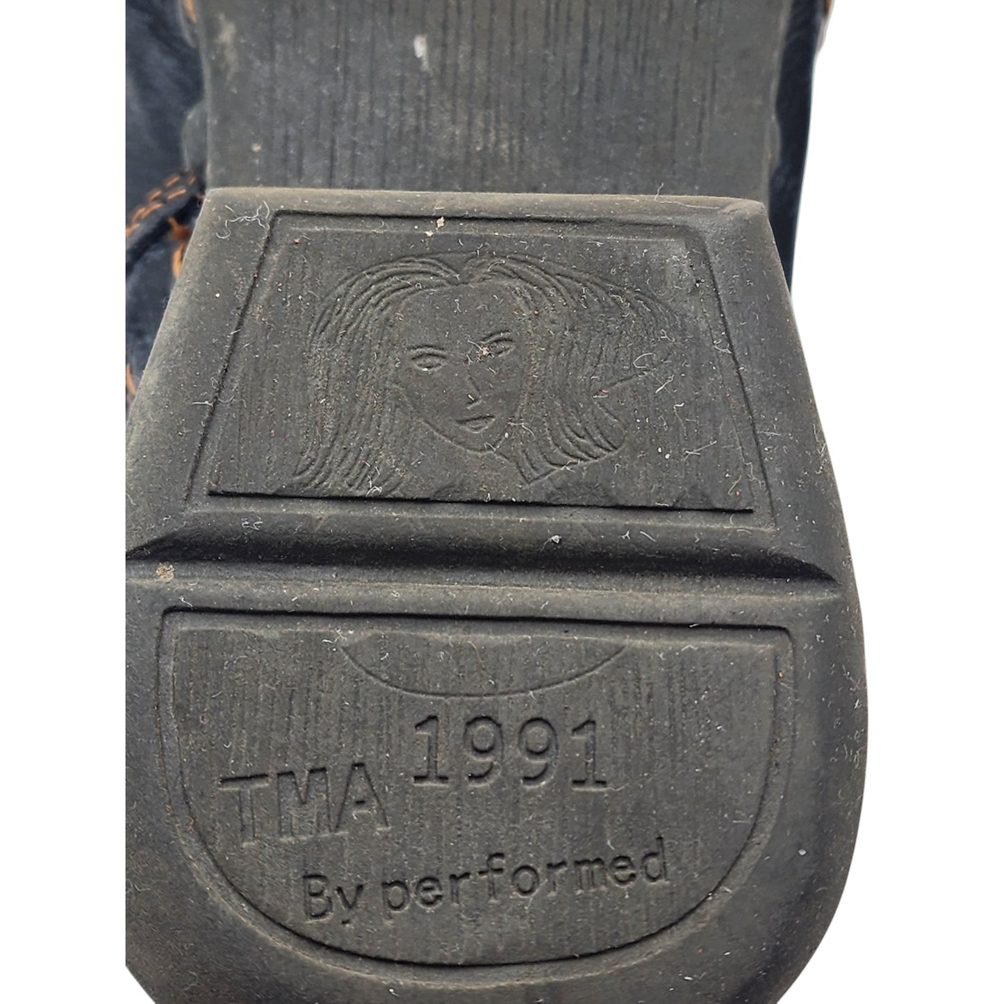 TMA EYES Ankle Boots Mens 8 Leather Germany Punk Grunge Boho Vintage Inspired