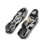 Vans Shoes Black White Print Sneakers Mens 12 Low Top Skate Streetwear 500714