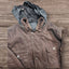 TCM Montana Brown Waxed Field Jacket Mens XL Utility Work Hooded Hunting Hiking
