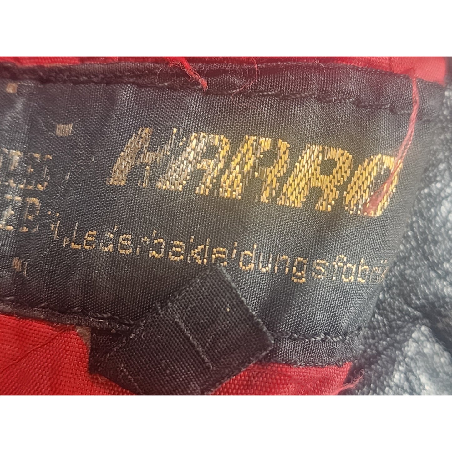 Vintage Harro Biker Jacket Women Small Men XS Youth XL Motorcycle Leather Cafe