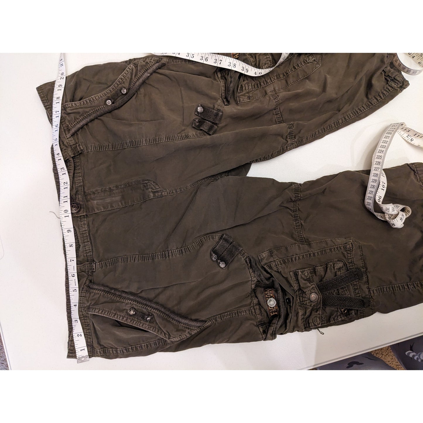Cargo Shorts Qiao Yun Mens 40 Outdoor Adventure Pocket Belt Loops Rugged Hiking