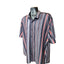 Hardaddy Shirt Mens 3XL Button Short Sleeve Oversized Casual Stripes Lightweight