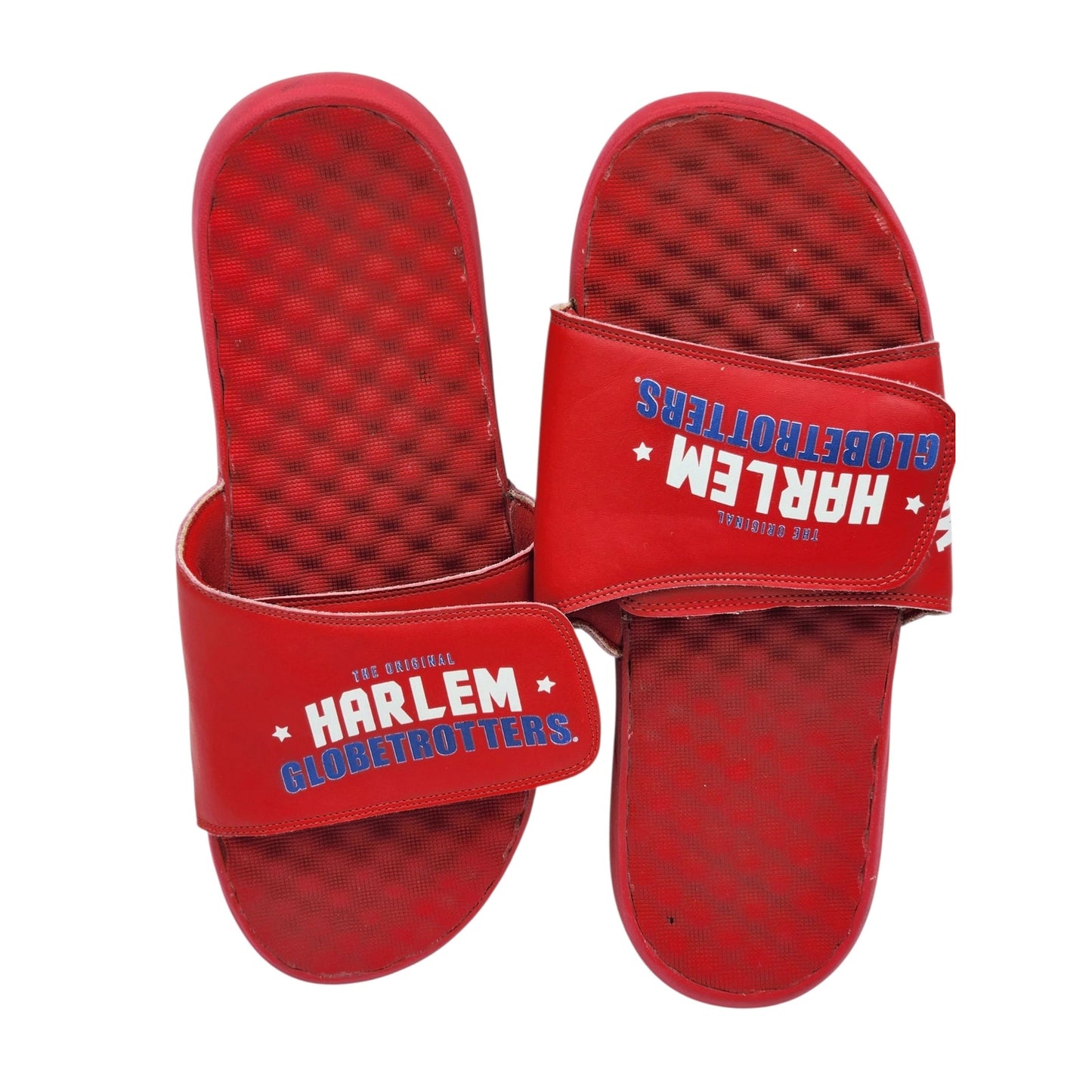 Harlem Globetrotters iSlide Sandals Men 14-15 Basketball Team #45 Rare 475433-11