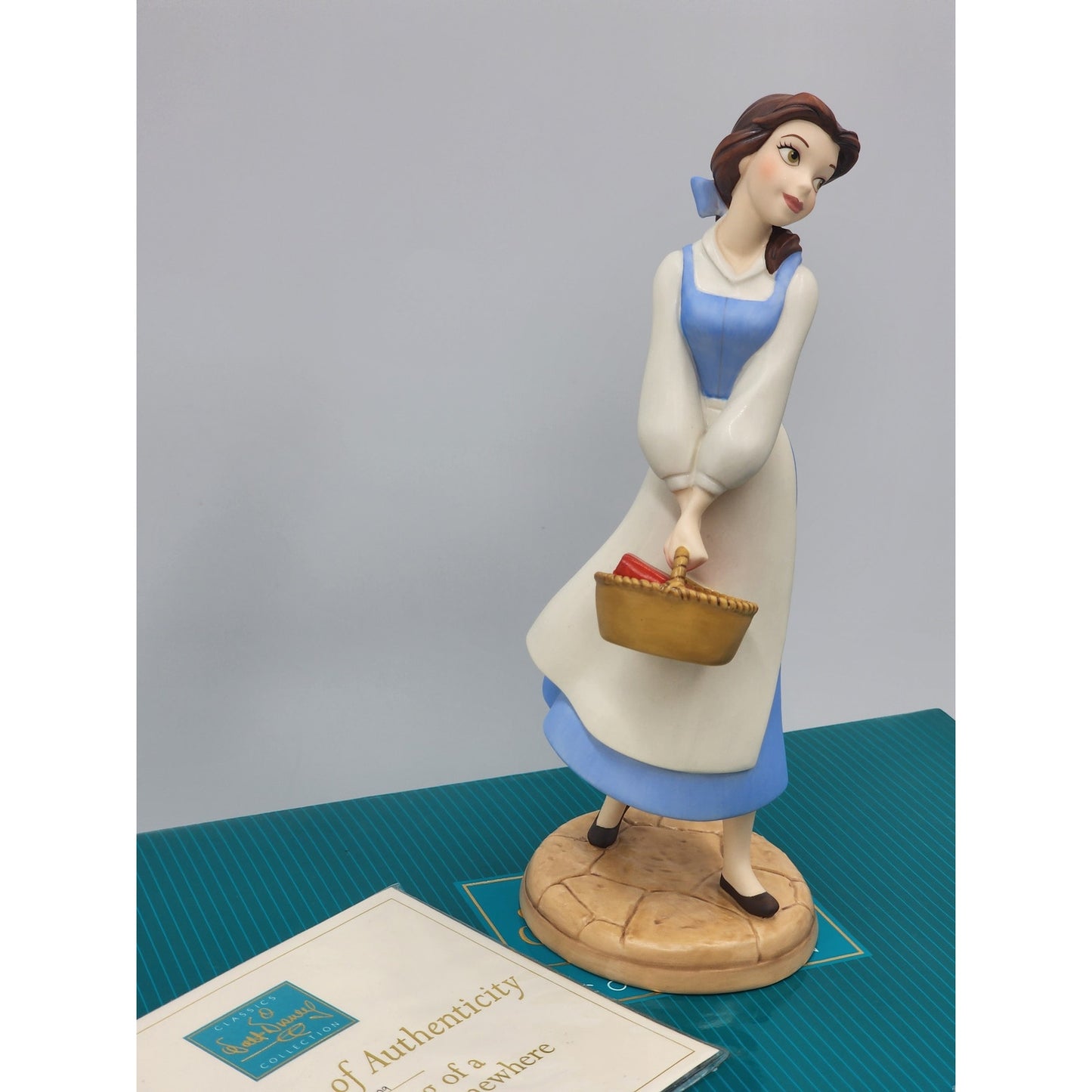 WDCC Belle Dreaming of a Great Wide Somewhere Beauty Beast 10th Anniversary COA