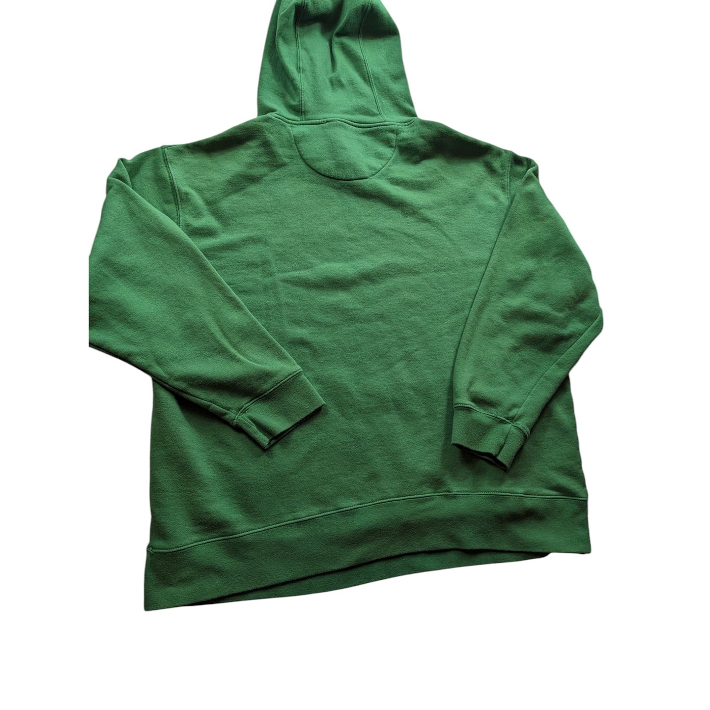 John Deere Hoodie Men XXL Green Pullover Sweatshirt Logo Graphic Kangaroo Pocket