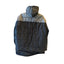 PX Clothing Jacket Mens 3XLT Hooded Puffer Full Zip Gray Black Colorblock Hoodie