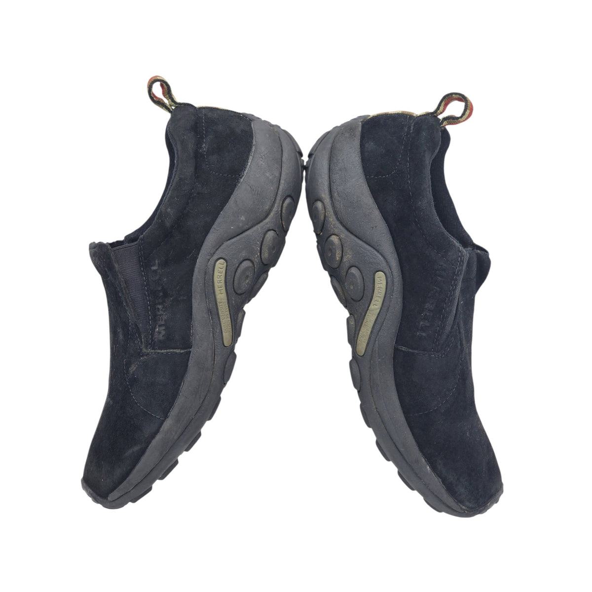 Merrell Jungle Moc Womens 8 Black Suede Slip On Shoes Hiking Outdoor Gorpcore