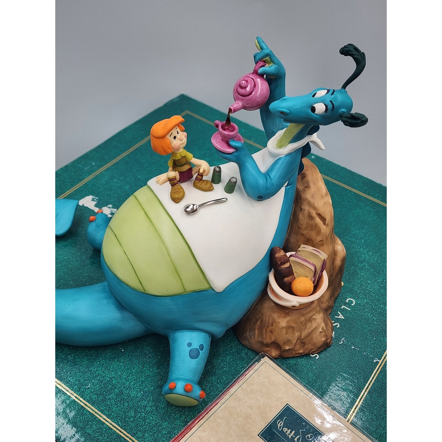 WDCC Reluctant Dragon Boy Tea More The Merrier LE Vintage Disney Retired COA Box