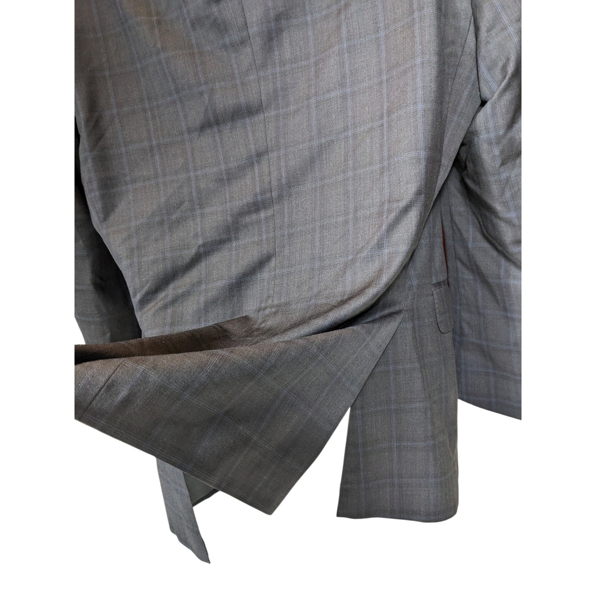 Peter Millar Blazer Mens 46R Plaid Canada Sport Coat Two Button Prep Virgin Wool