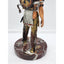 Christopher Pardell Bronze Sculpture Bears Heart Indian Coupe Feather Mixed Media Signed 24"