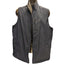 IZOD Fleece Lined Windbreaker Vest Mens Large Midnight Zip Up Golf Layer 606424
